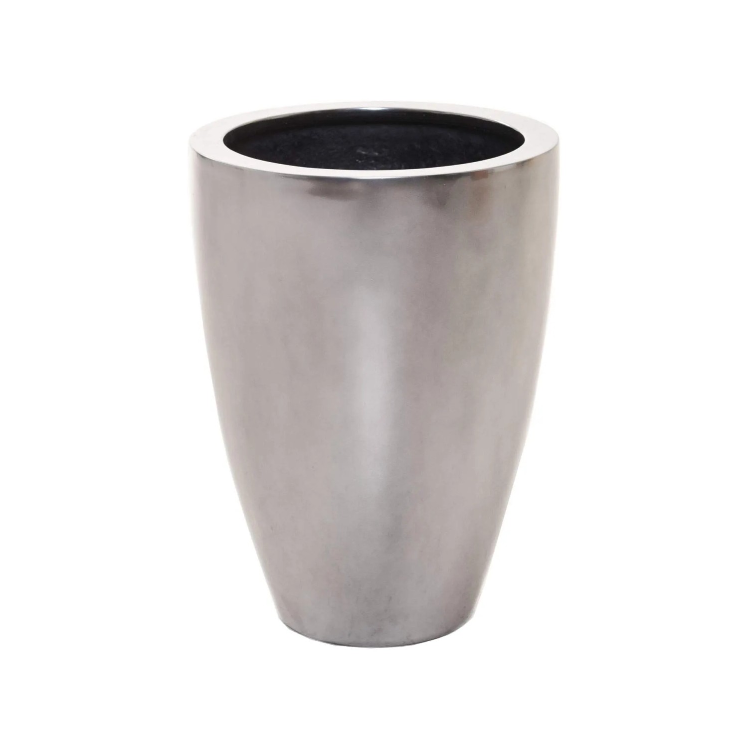 Vivanno Bodenvase Opala 40 cm x 40 cm x 55 cm Silbermetallic