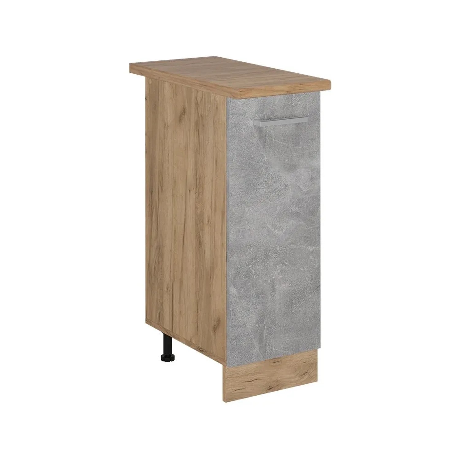 Vicco Apothekerschrank R-Line Beton 30 x 82 AP Eiche Art Nr 54156