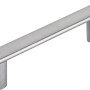 Möbelgriff 1313, Chrom matt, Metall, Lochabstand 96 mm.