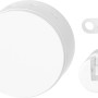 Weißes Verteilerbaldachin-Set (Ø 70mm) für Lampeninstallation mit Zugentlastung.