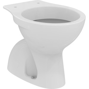 Ideal Standard Eurovit Stand-WC, Tiefspüler, Abgang senkrecht, Weiß.
