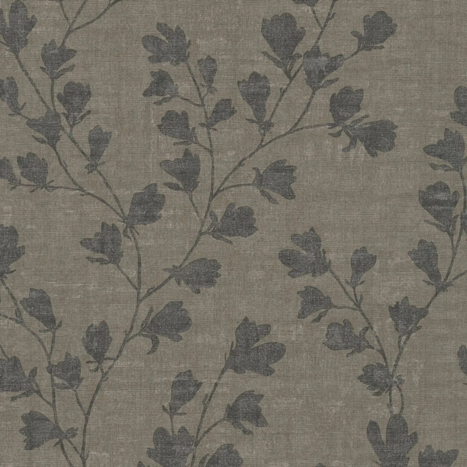 Tadessi Tapete Floral M1-No.3995 Vliestapete in Schwarz