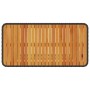 vidaXL Garten Essgruppe, 4-teilig, schwarz, Poly Rattan, Tischplatte aus Holz, von oben.