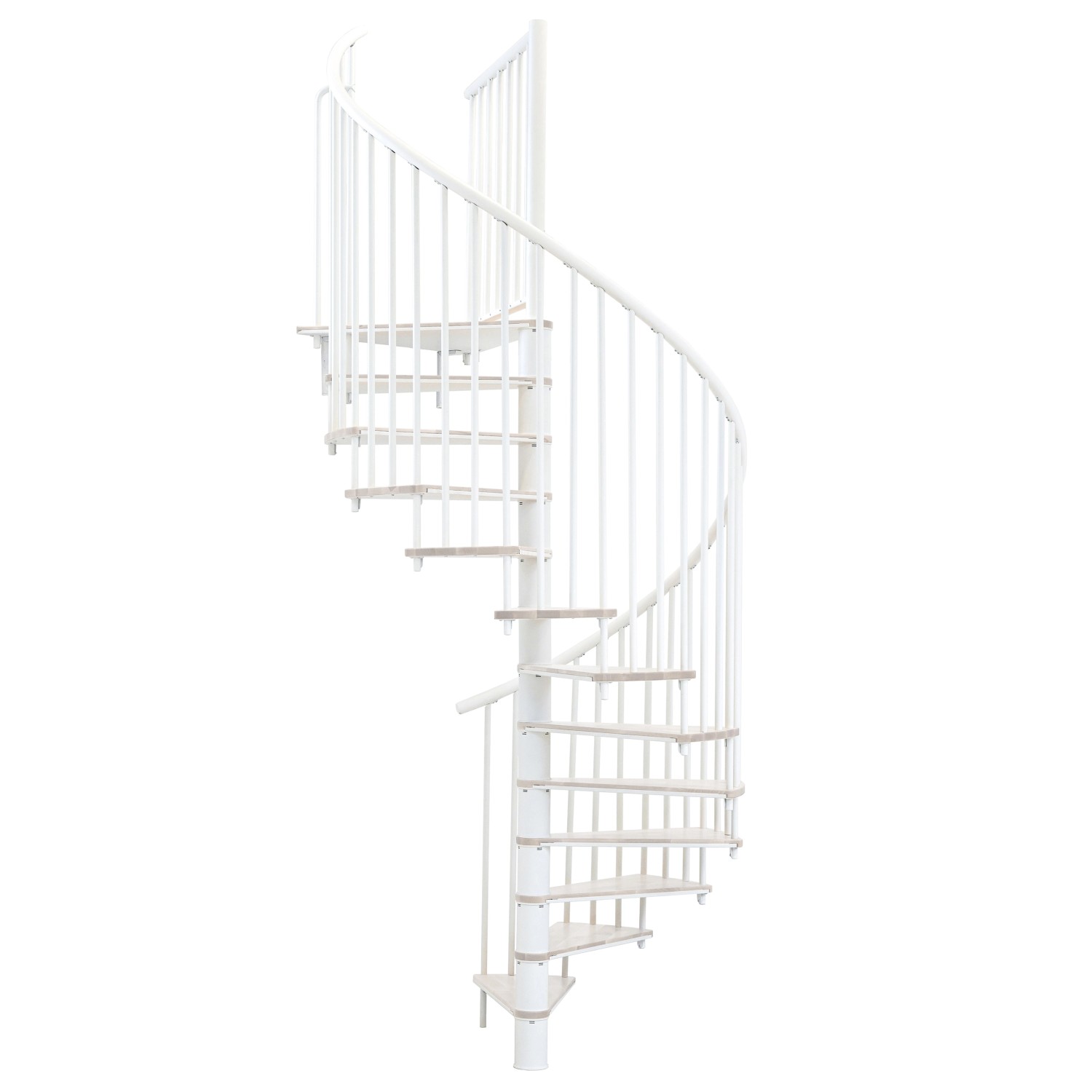 Minka Spindeltreppe Switch Ø 140 cm Weiß günstig online kaufen