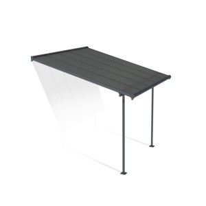 Canopia Terrassenüberdachung Capri, 305x300 cm, anthrazitgrau. Moderne Überdachung für Terrasse und Garten.