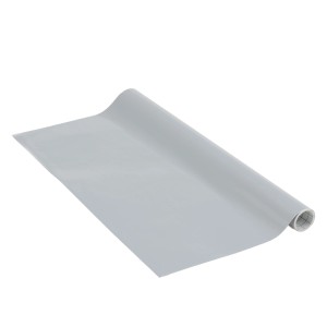 Venilia Klebefolie, 45x150 cm, Elefantengrau, selbstklebend für Bastelarbeiten.