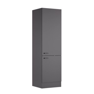 OPTIFIT Hochschrank Kiel420, 60x210 cm, Anthrazit Matt, für Hauswirtschaftsraum.
