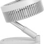 Weißer Beldray 3 in 1 Standventilator (Ø 17,5 cm), neigbar und faltbar.