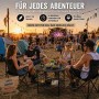 BigDean Camping Set 4x Campingstühle & 1x Campingtisch Campingstuhl mit Tisch Set Klappbar Camping Tisch Stuhl Set Campingstuhl Faltbar Angelstuhl_7