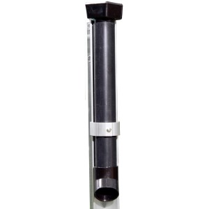 Regenfallrohr-Set für Gewächshäuser Venus/Merkur/Uranus/Mars/Ida/Diana, Kunststoff, mit Halterung.