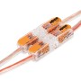 Wago Durchgangsverbinder, transparent, für 0,2-4 mm² Kabel, 10er-Set.