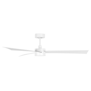 Weißer Lucci Air Deckenventilator Climate IV mit Fernbedienung, 132 cm Durchmesser.