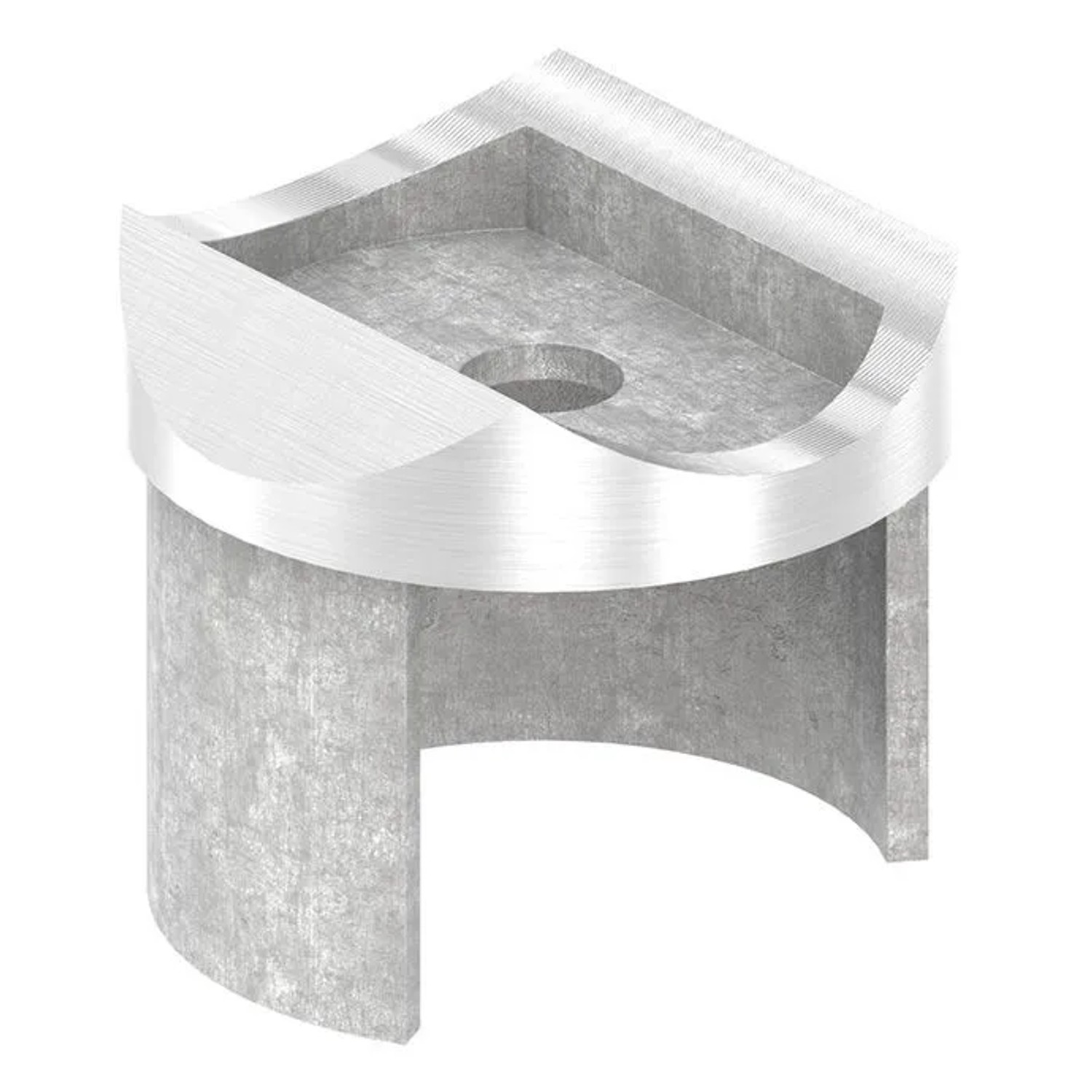 FeNau Adapter Für Nutrohr Ø 48,3 mm V2A