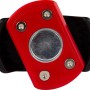 REV Ritter LED-Akku-Handlampe Torch, rot-schwarz, mit Magnet und Befestigung.