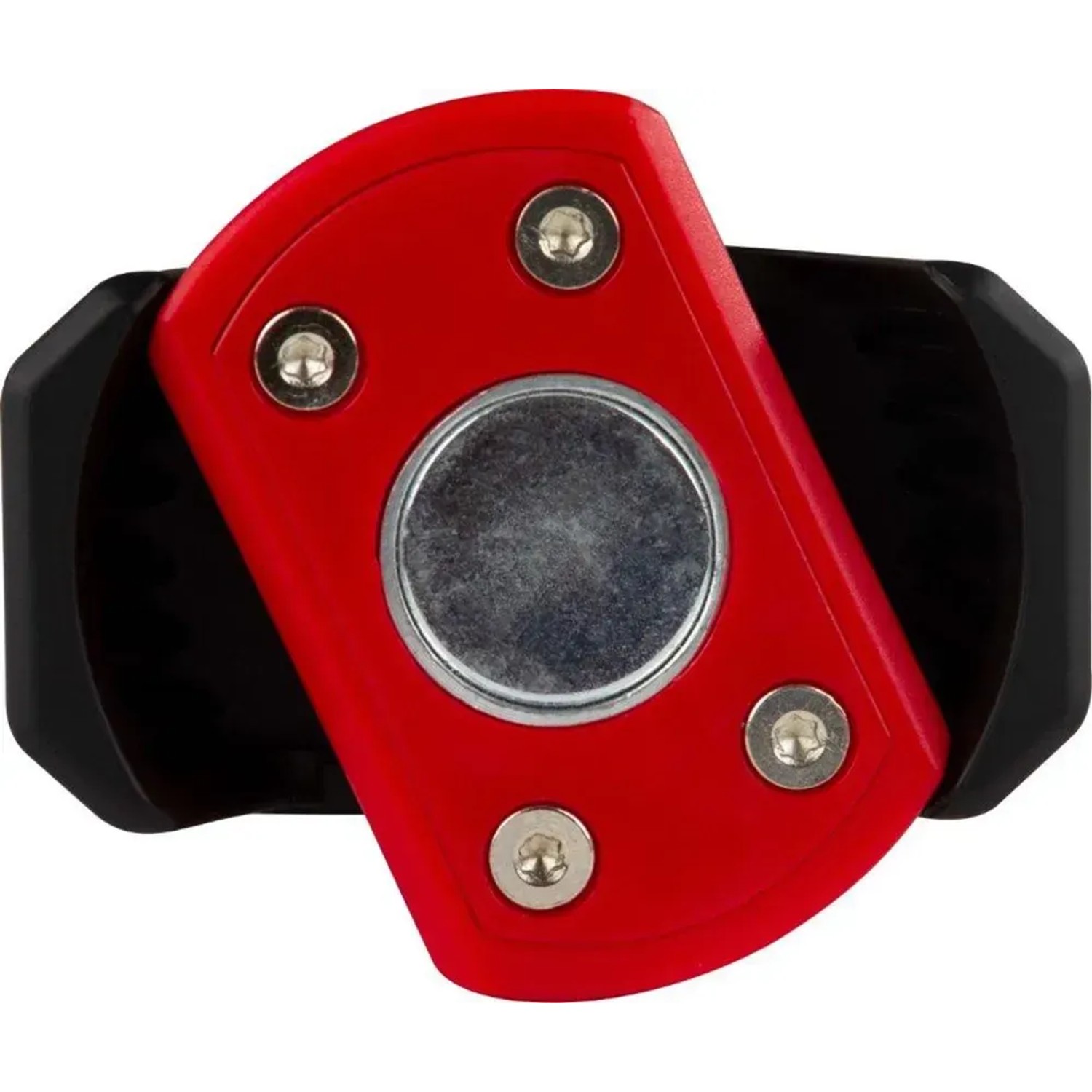 REV Ritter LED-Akku-Handlampe Torch, rot-schwarz, mit Magnet und Befestigung.