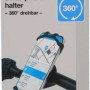Verpackung des schwarzen Fischer Smartphonehalters aus Silikon für Fahrräder, 360° drehbar.