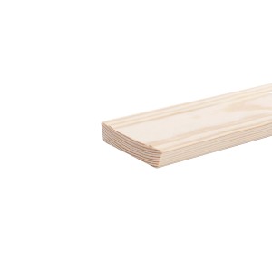 Döllken Bekleidungsleiste aus roher Kiefer, 65 mm breit und 2200 mm lang.