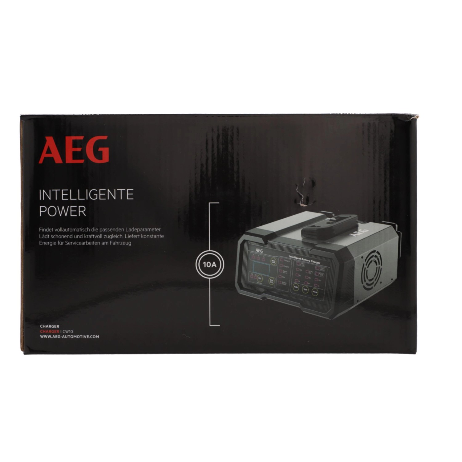 AEG CW10 Batterieladegerät im Karton, Autoelektrik Zubehör.