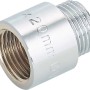 Verchromte Hahnverlängerung aus Messing, 18,6/21 mm, 20 mm Länge für Gewindefittings.