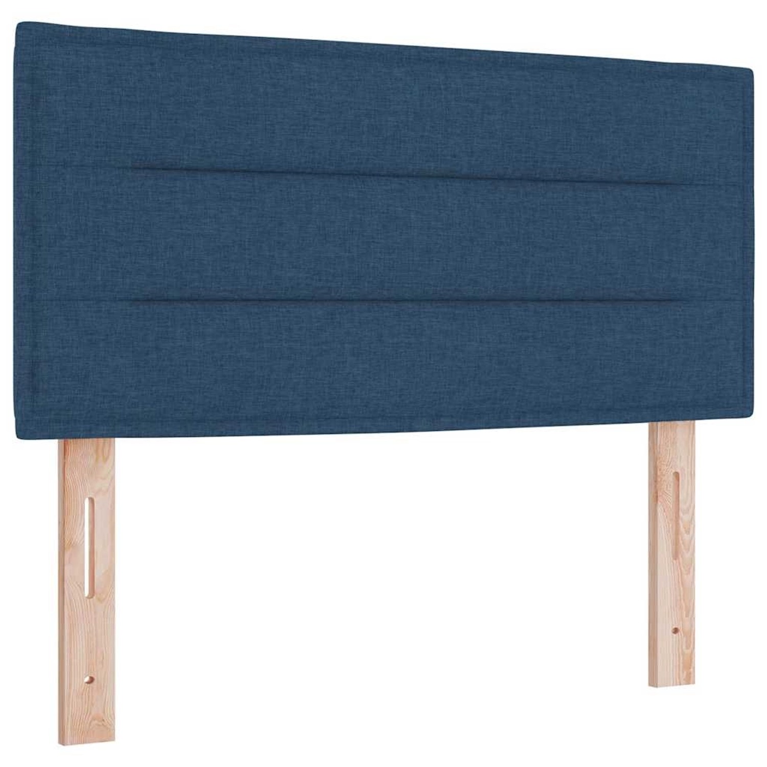 vidaXL LED Kopfteil mit LED-Streifenleuchten Blau 80 cm Stoff 3337970 günstig online kaufen