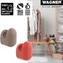 Wagner Wandhaken Set Pill, taupe und korallenrot, 4 Stück aus Bio-Kunststoff.