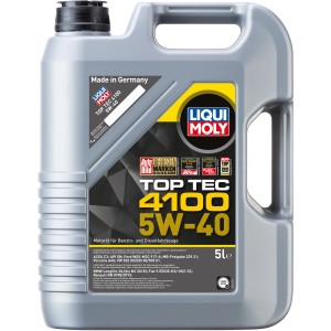 5 l Liqui Moly Top Tec 4100 5W-40 Motoröl im grauen Kanister.