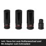 Nuss-Set und Bit-Adapter für Einhell Akku-Schlagschrauber Impaxxo 18/450 (17, 19, 21 mm)