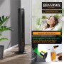 Brandson Turmventilator 105cm mit Aromafach, Fernbedienung und verschiedenen Modi für eine angenehme Kühlung.