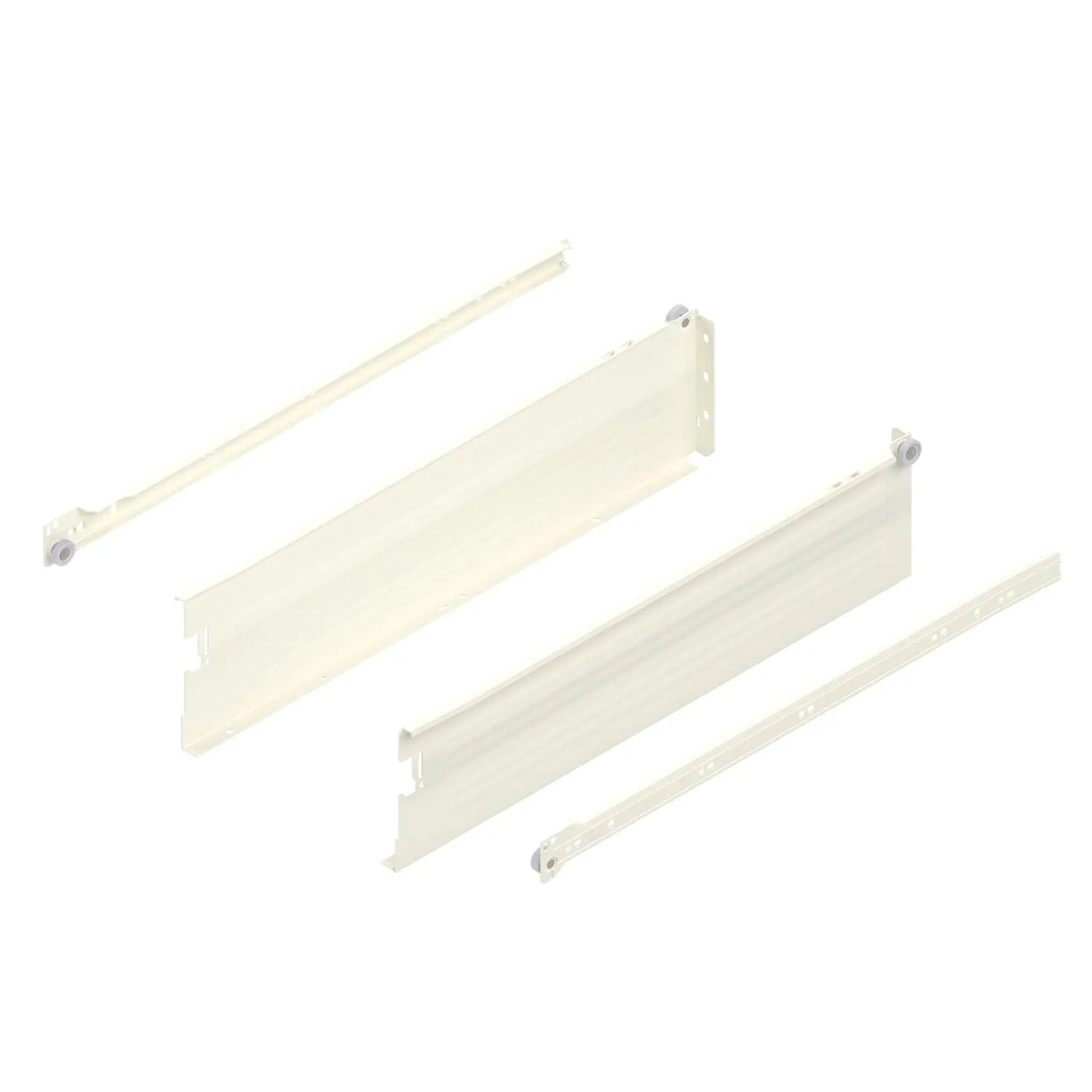 Blum Zarge Metabox K 320 Schraubversion Teilauszug Nennlänge 500 mm Cremeweiß