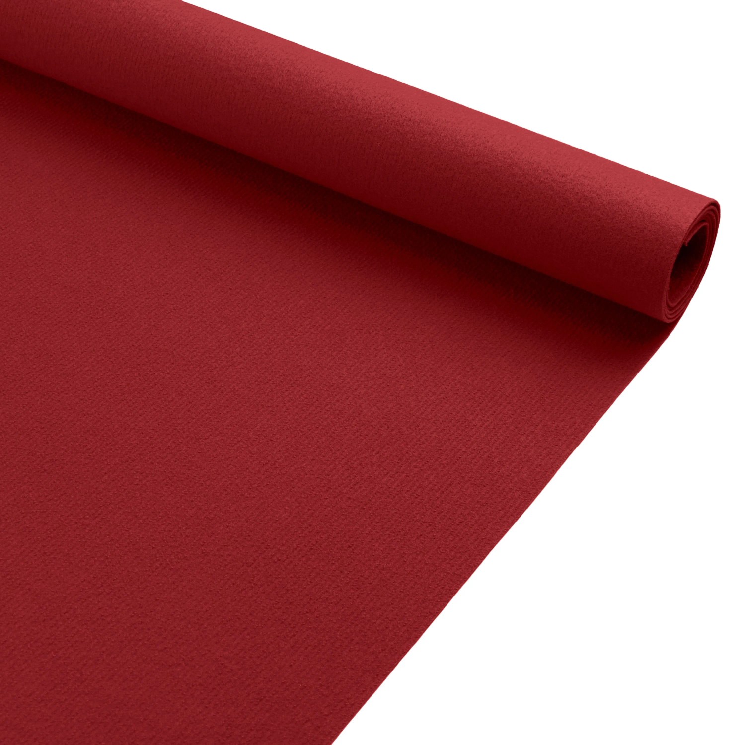 Primaflor Eventteppich Rips Dublin Dunkelrot 1,00m x 7,00m günstig online kaufen