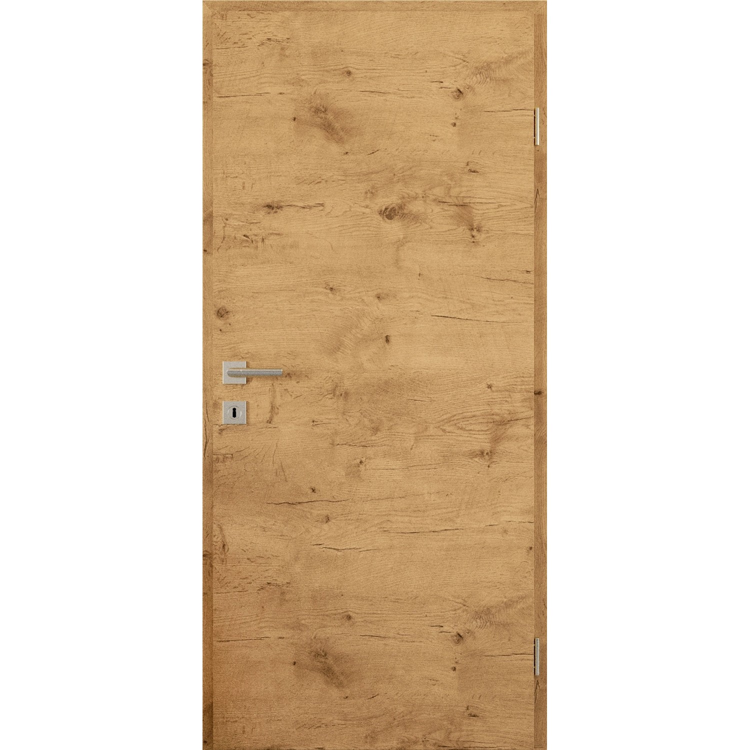 GetaDoor Zimmertür GLQ 335 Eiche Ferox 98,5 cm x 198,5 cm Anschlag R