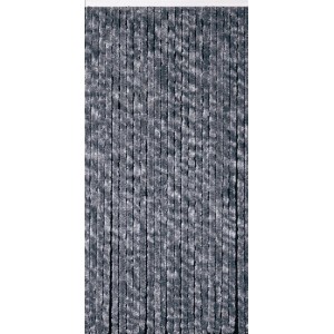 Türvorhang Flauschi in Silber-Grau, 100x200 cm, aus flauschigen Chenille-Strängen.