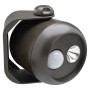 Mr. Beams LED-Außenwandleuchte MB310 mit Sensor, braun. Strahler mit Bewegungsmelder für den Außenbereich.