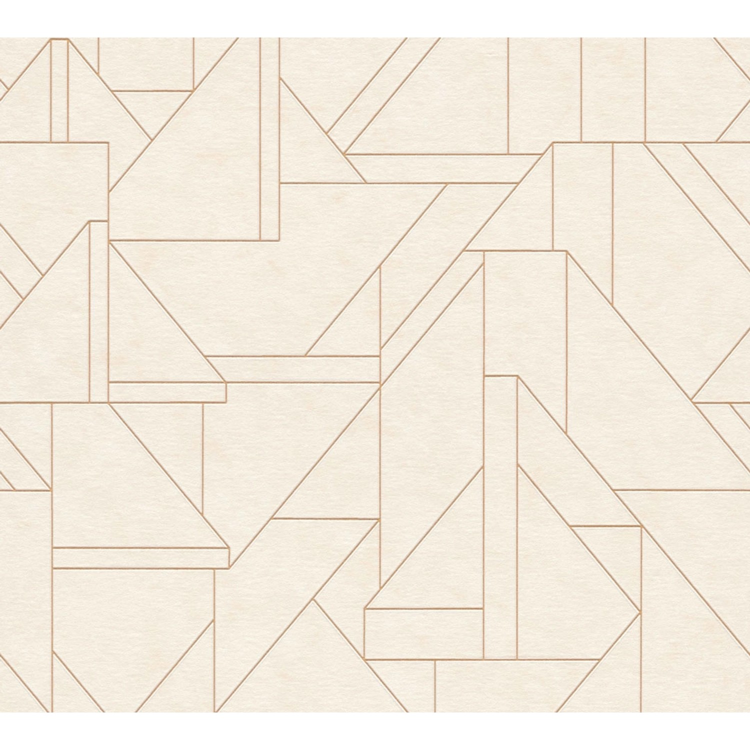 AS-Creation Vliestapete Grafisch Matt Muster Glänzend Glatt Weiß Creme