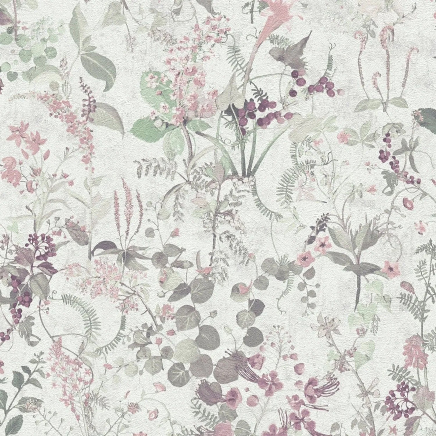 Tadessi Tapete Floral M1-No.4047 Vliestapete in Weiß