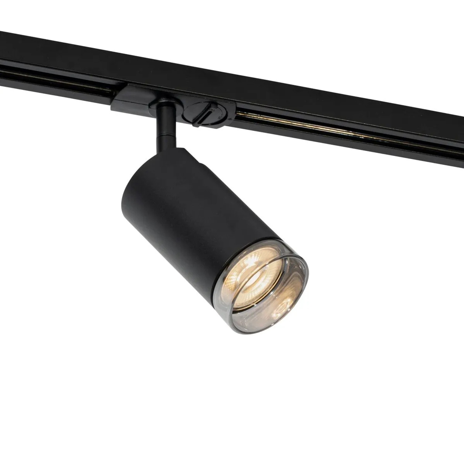 QAZQA Moderner Strahler mit Rauchring für 1-phasiges Schienensystem GU10 50mm Iconic Jeana