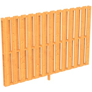 Skan Holz Seitenwand aus Douglasie für Terrassenüberdachung, 160 cm hoch.