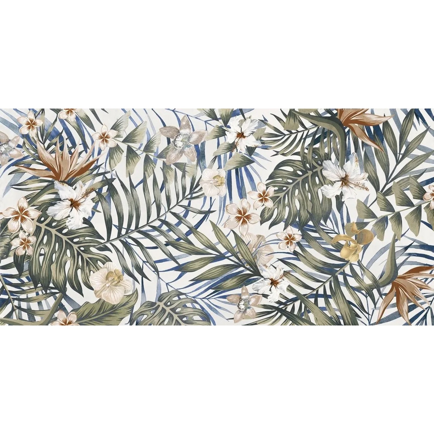 Swiss Aqua Technologies Wandfliesen Bodenfliesen Timeline Jungle Dekor 60x120CM 1,44 M² Matt Innenbereich