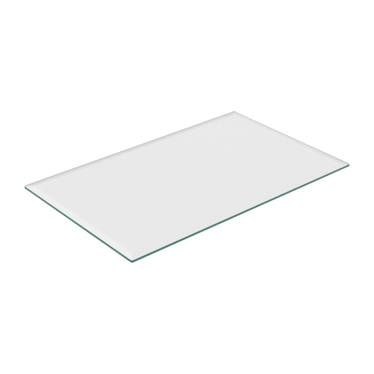 Relaxdays Glasplatte ESG Transparent Hitzebeständig 100 cm x 62 cm 12 kg