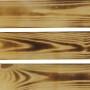 Einlegeboden aus geflammtem Holz für Holzkisten, 100% FSC®-zertifiziert.