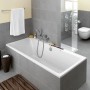 Villeroy & Boch Subway Duo Rechteck-Badewanne, 190x90 cm, Weiß, Acryl, mit Armatur.