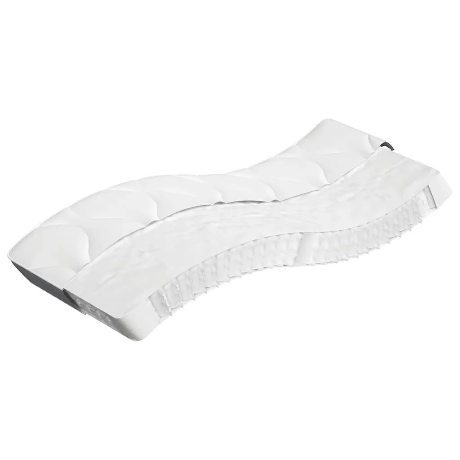 vidaXL Matratze Taschenfederkern Mittel 80x200 cm 372808