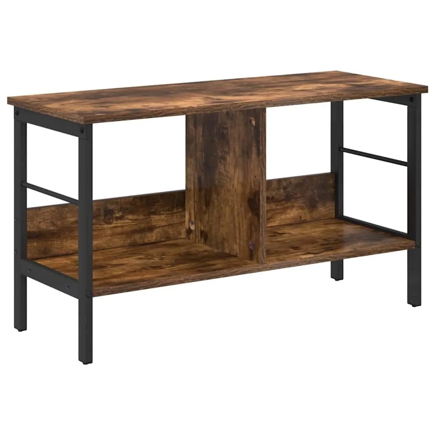 vidaXL Bücherregal Geräucherte Eiche 82 x 32 x 47 cm Holzwerkstoff 884002 günstig online kaufen