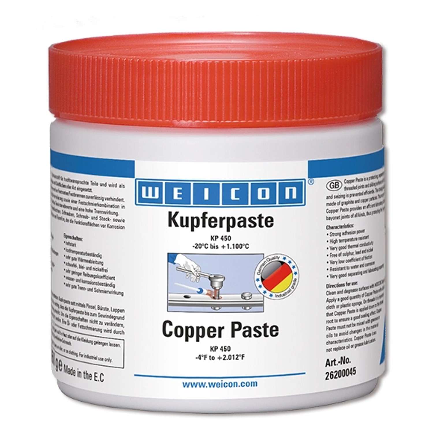 WEICON Kupferpaste      450 g KP 450