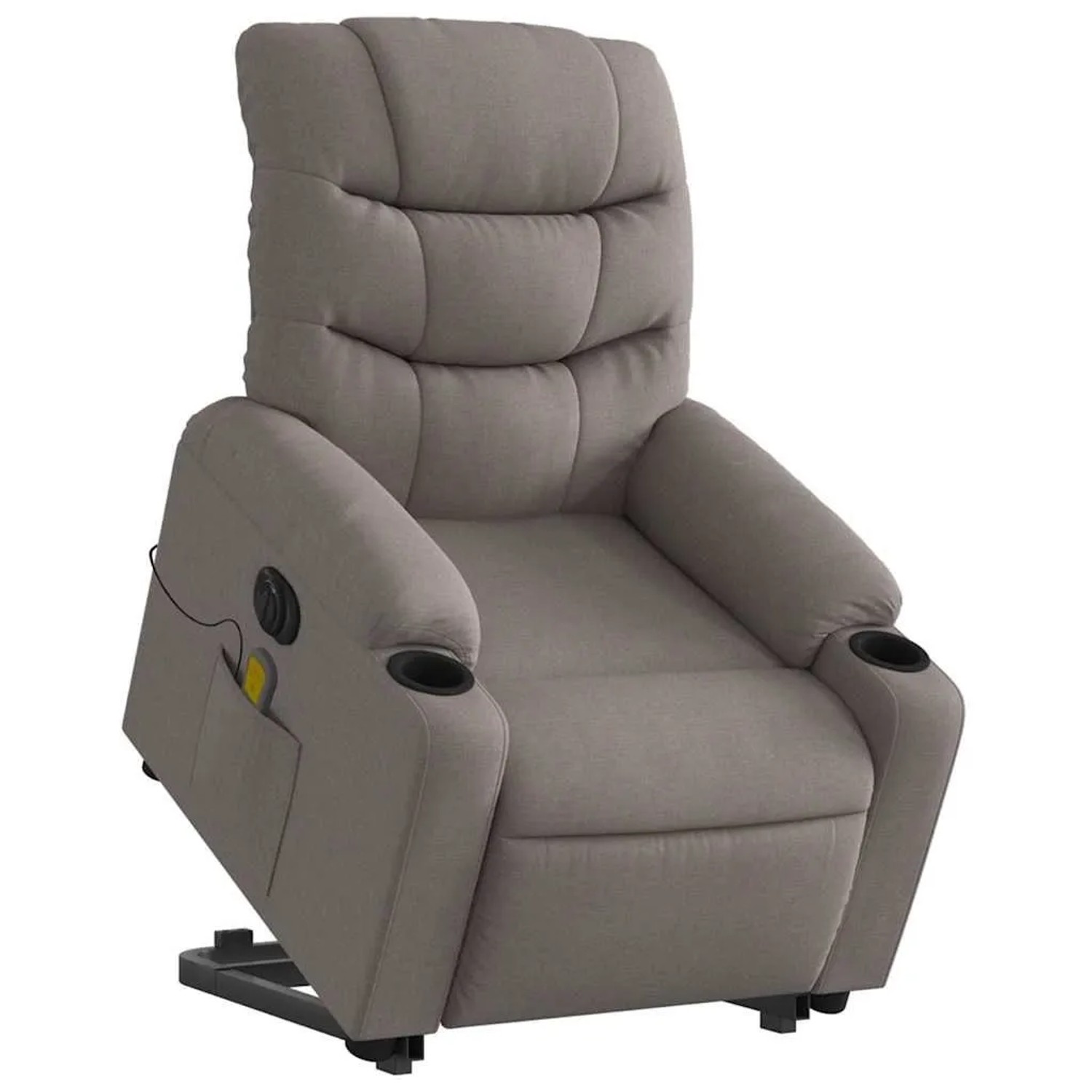 vidaXL Elektrischer Massagesessel mit Aufstehhilfe Taupe Stoff 3206679 günstig online kaufen