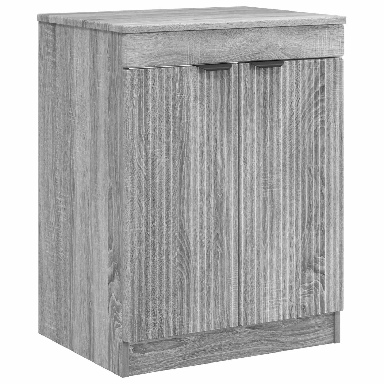 vidaXL Badezimmerschrank Grau Sonoma 54 x 41 x 70 cm Holzwerkstoff 890154