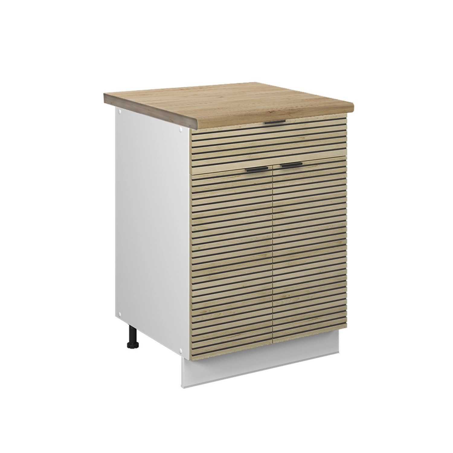 Thumbnail - Vicco Küchenunterschrank Fame-Line Eiche Paneel 60 cm mit Schublade AP Eiche