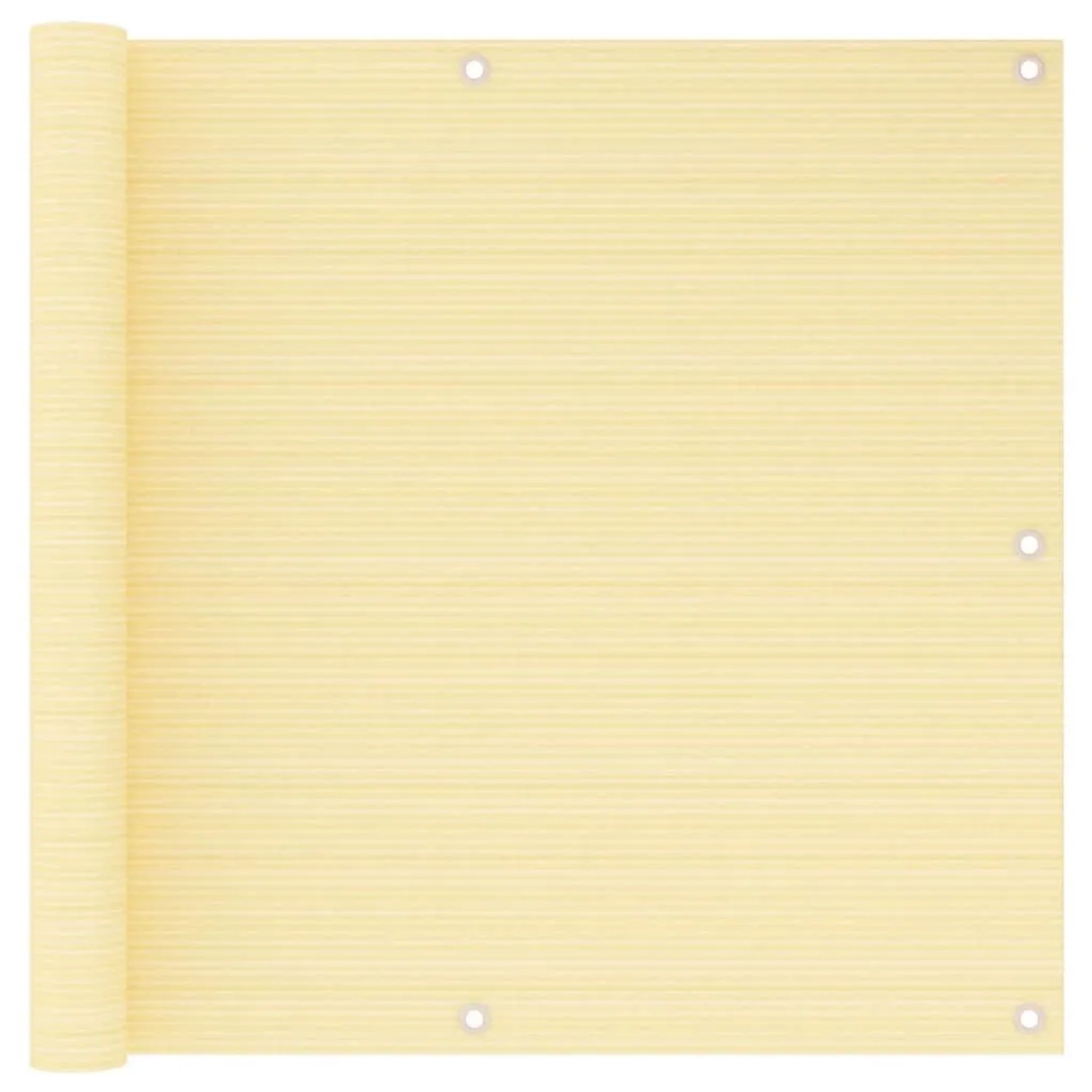 vidaXL Balkon-Sichtschutz Beige 90x500 cm HDPE 310914