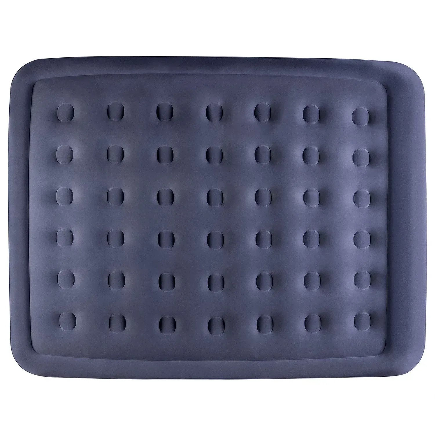 Blau-weißes Juskys Luftbett Sapri L für 2 Personen, ideal für Camping oder als Gästebett.