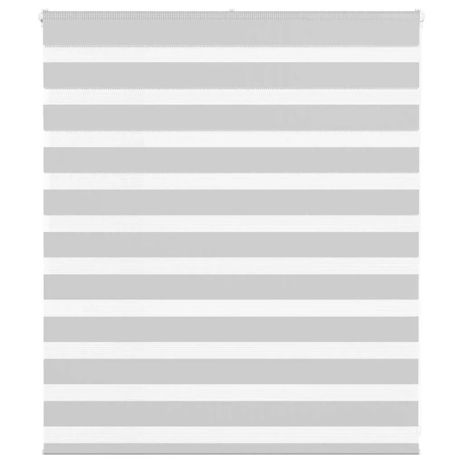 vidaXL Doppelrollo Hellgrau 135x100 cm Stoffbreite 130,9 cm Polyester 40144 günstig online kaufen